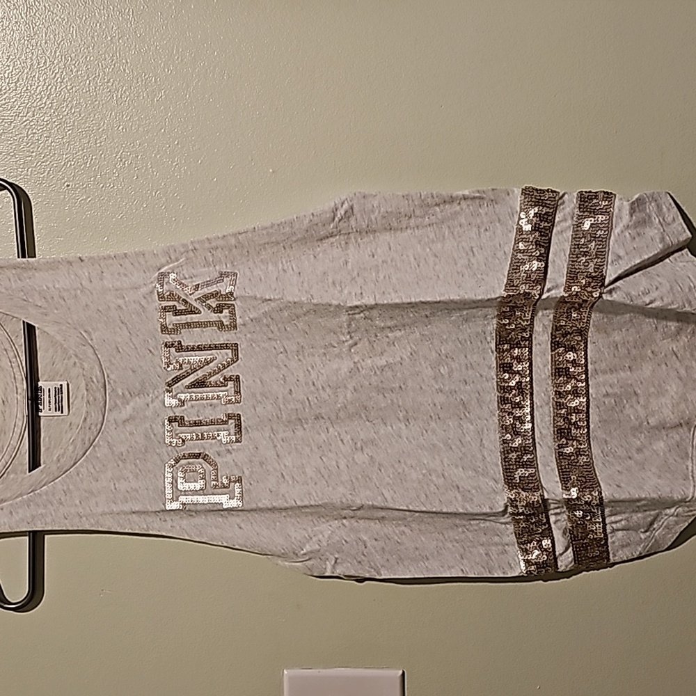 Pink,size S, over sized tank